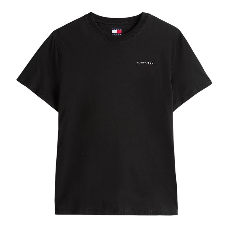 T-shirt manica corta slim fit con logo da uomo Tommy Jeans | DM0DM21188BDS
